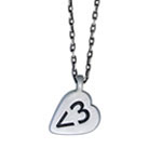 emoticon necklace <3