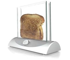transparent toaster