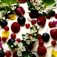 garden cake :: a twist on the traditional Christmas cake