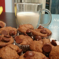 nutella chocolate chip muffin recipe