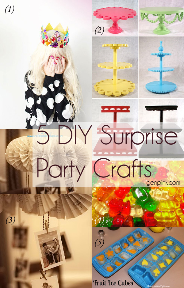 DIY Surprise Party Crafts | Genpink