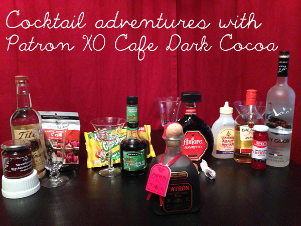 Valentine's Day cocktails with Patron Xo Cafe Dark Cocoa