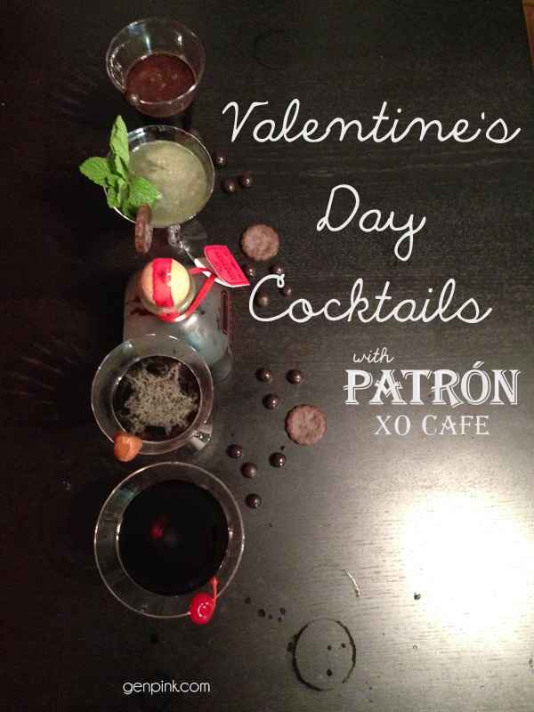 Valentine's Day Cocktails with Patron XO Cafe Dark Cocoa