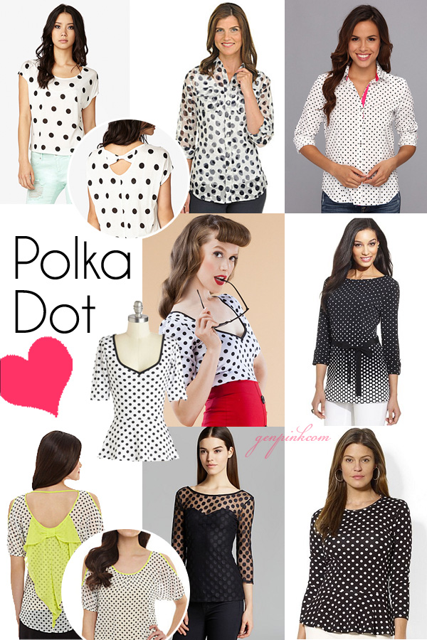 8 fun polka dot shirts under $50 from Genpink