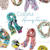 Fashion: Colorful Spring Scarves | Genpink