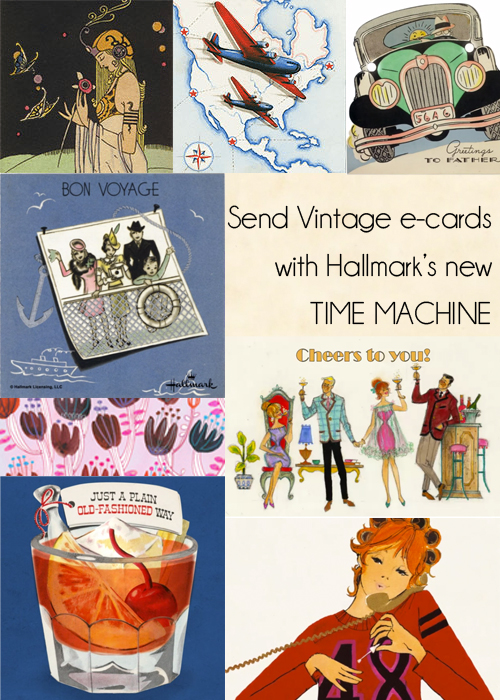 Send Vintage e-cards with Hallmark's Time Machine | genpink