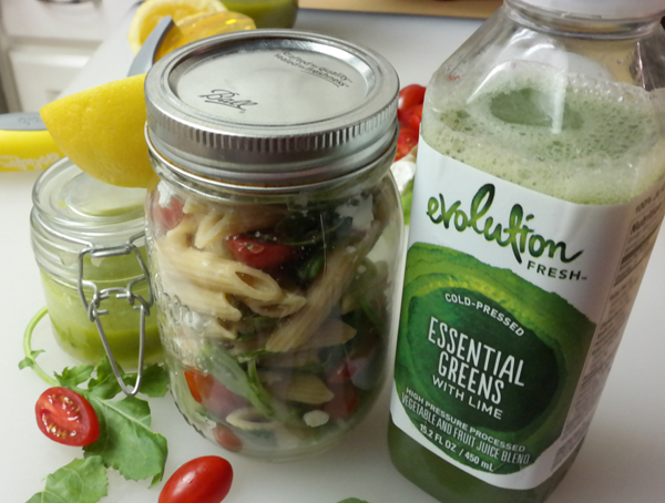 Recipe: Spinach & Pasta Salad with DIY Green Dressing