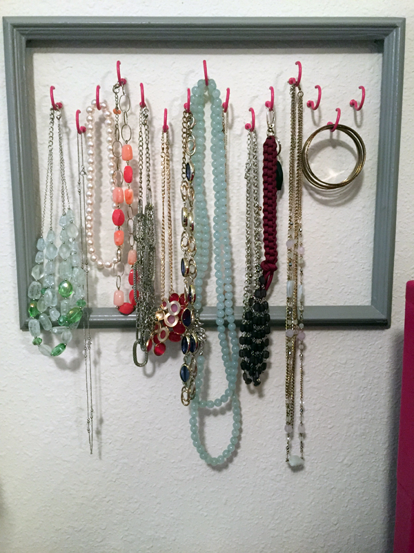 Jewelry Organizer: A weekend DIY