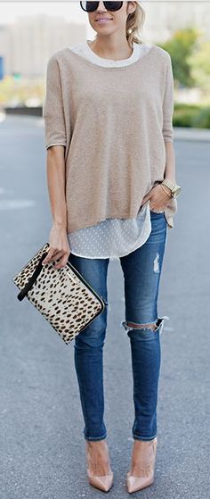Distressed Skinny Jeans | Fall Fashion Favs to Keep You in Style