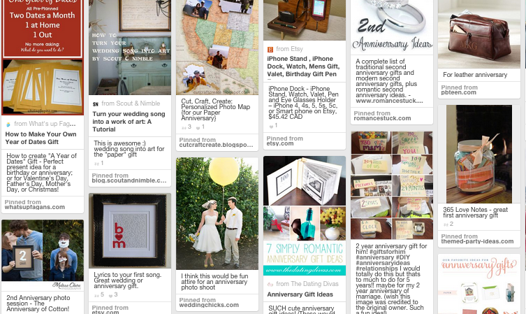 Genpink | Anniversary Gift Guide Pinterest board