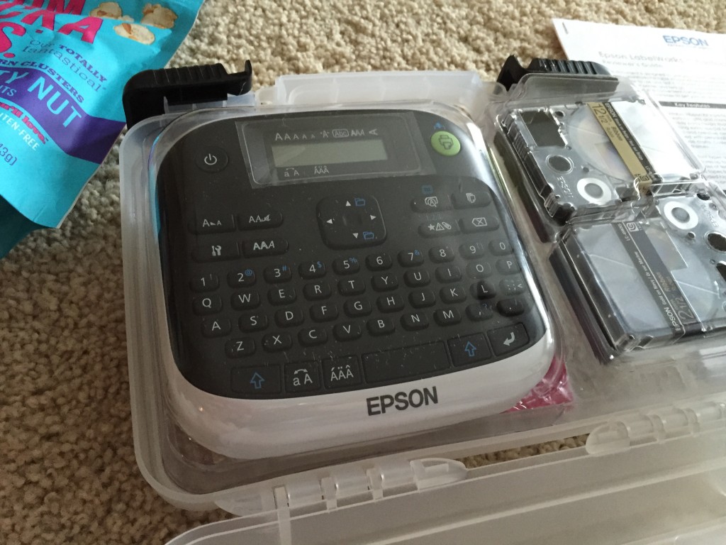 Getting a jump start on the holiday prep with Epson + Giveaway | Epson LabelWorks