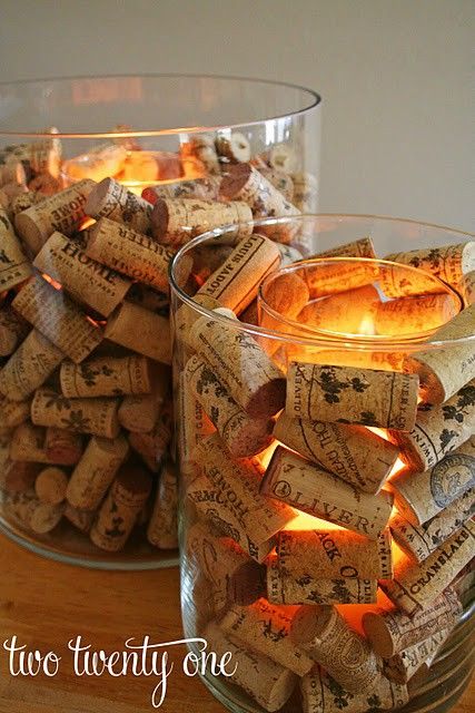 Cork Candles