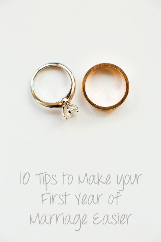 10 Tips to Make your First Year of Marriage Easier