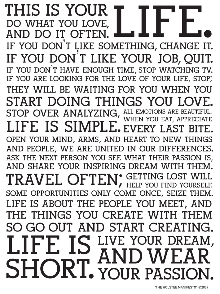this is your life do what you love