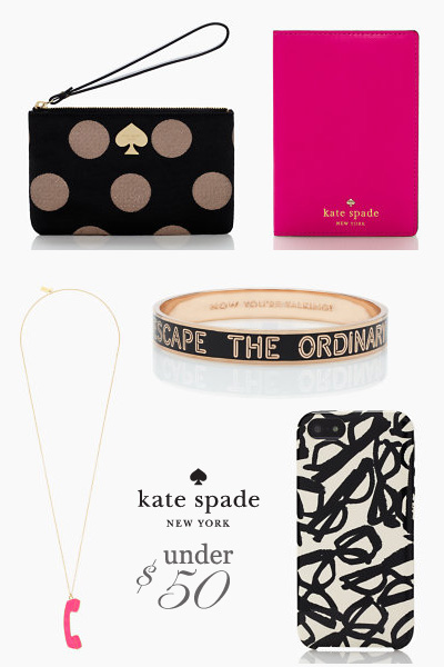 Kate Spade items on sale under $50 - sale ends Jan 5th