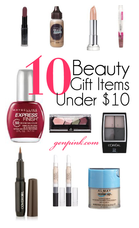 10 Beauty Gift Items Under $10 | Genpink