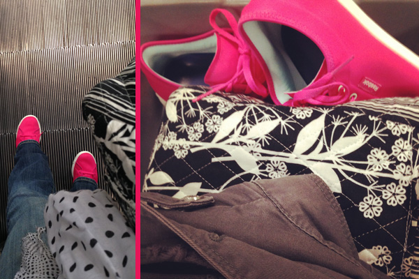 Reebok #Skyscape in hot pink from Kohls | Genpink Travel tips