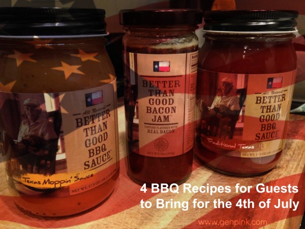 4 BBQ Recipes for Guests to Bring to 4th of July Cookouts//GenPink