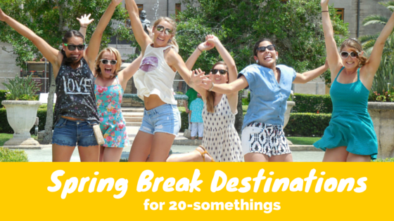 spring break destinations for gen-Y via genpink.com